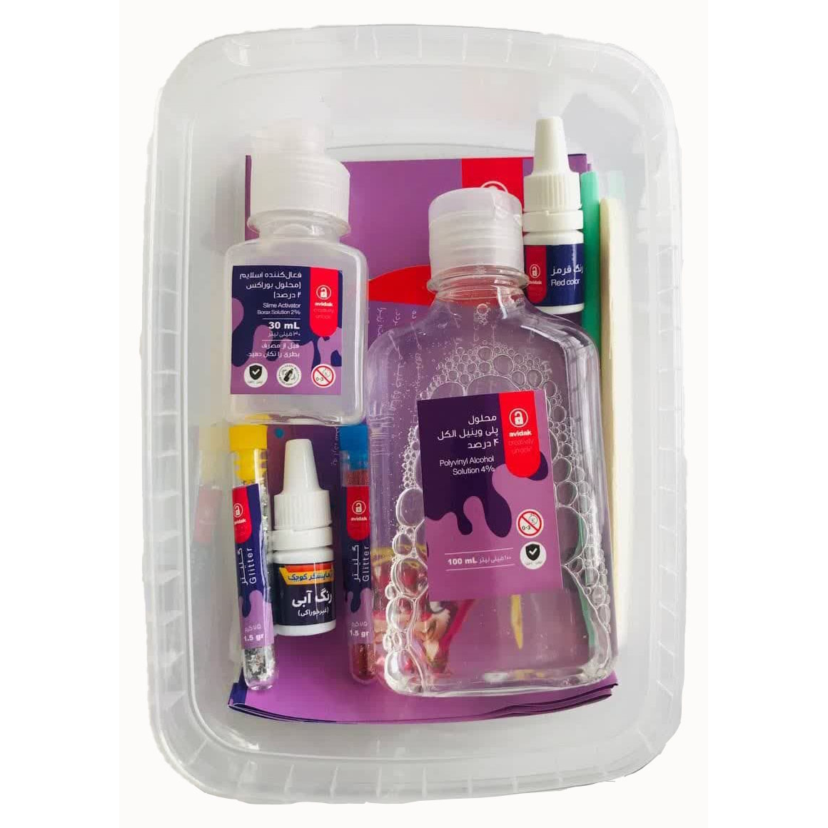 ساخت اسلایم در خانه